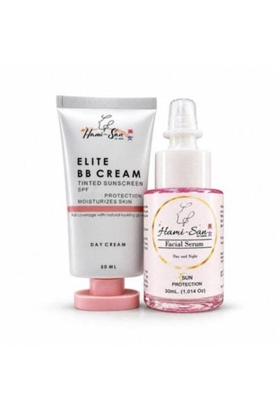 Hami-San Elite BB Cream SPF & Facial Serum Face Care (DUO) Rosyskin Essentials