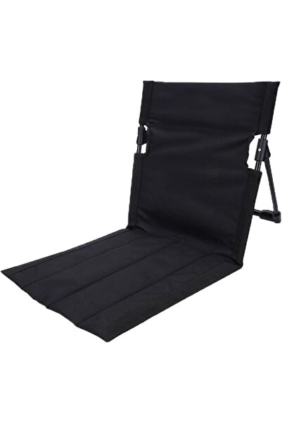 Generic Portable Floor Chair with Back Support, Foldable Camping and Beach Se...
