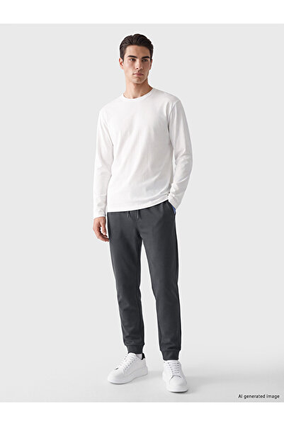 LC Waikiki Vizyon New Season Anthracite Regular Fit Men's Jogger Sweatpants