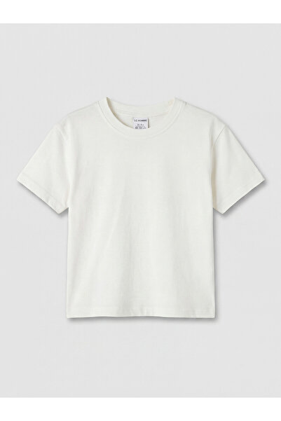 LC Waikiki Two Mt Shop Quality Lcw Kids Ecru Plain Standard & Regular Short S...