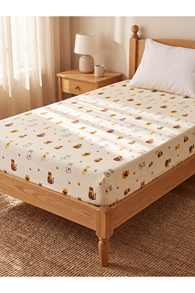 LC Waikiki Alita City Farkıyla Lcw Home Mixed Patterned Single Bed Sheet