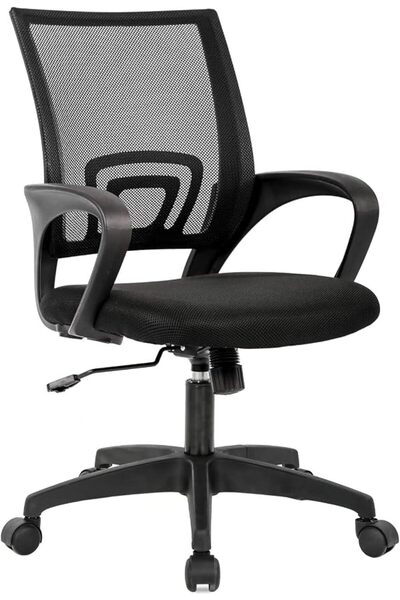 Gogoya Ergonomic Mesh Mid-Back Office Chair, Swivel Computer Desk Chair, Brea...