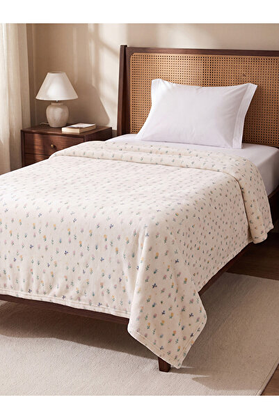 LC Waikiki Alita City Farkıyla Lcw Home Mixed Patterned Single Blanket