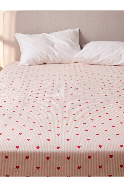 LC Waikiki Alita City Farkıyla Lcw Home Mixed Heart Patterned Cotton Striped ...