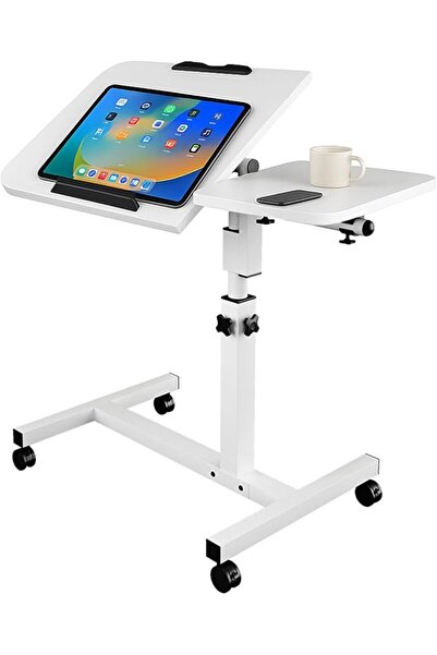 KRCIQMV Krc Eqm-V Double Level Portable Laptop Desk - 40 Inch Locking Wheels ...
