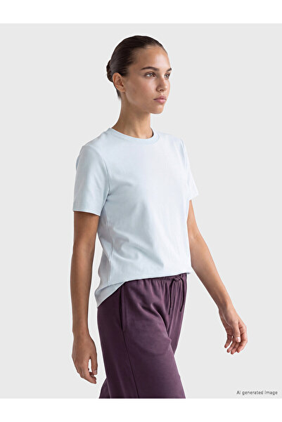 LC Waikiki Alita City Farkıyla Koor Sport Blue Combed Cotton Plain Standard &...