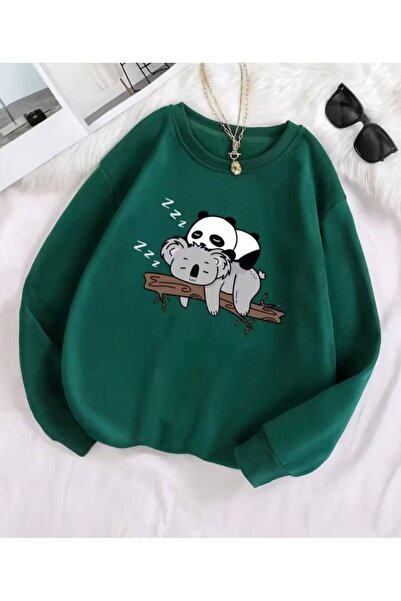 NIGRUM PARDUS 100% Cotton Shardooned Winter Plus Size Women's Sweatshirt with...