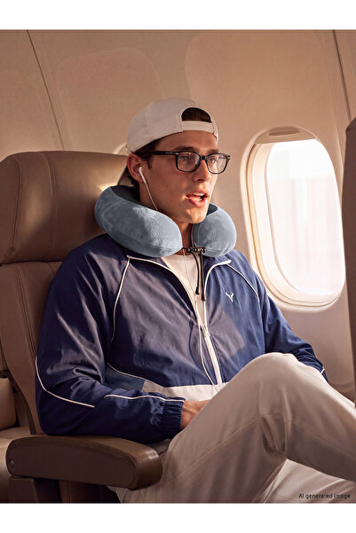 LC Waikiki Alita City Lcw Joy Mixed Adjustable Neck Pillow with Difference in...