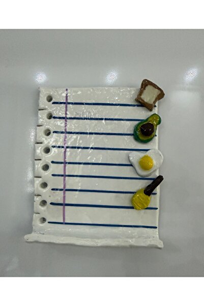 Arden Atelier Buzdolabı modern magnet to do list seramil kil magnet kişiye özel