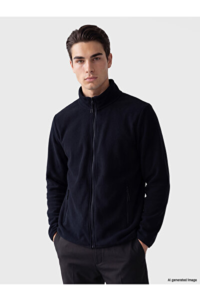 LC Waikiki Nevavm Farkıyla Lcwaikiki Classic Navy Blue Fleece Plain Standard ...