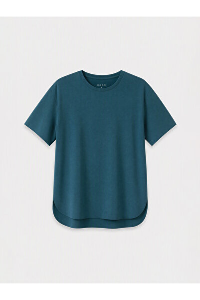 LC Waikiki Alita City Farkıyla Koor Sport Petrol Combed Cotton Plain Oversize...