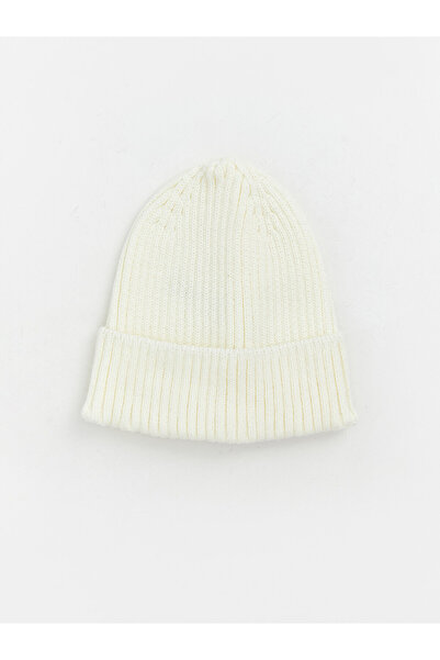 LC Waikiki Peak New Season Ecru Men's Knitwear Beanie