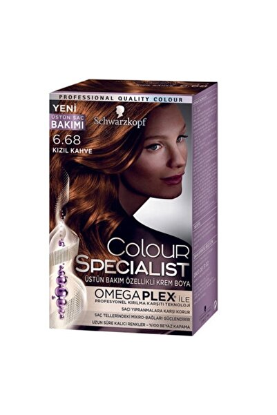 Schwarzkopf Colour Specialist Saç Boyası 6-68 Kızıl Kahve