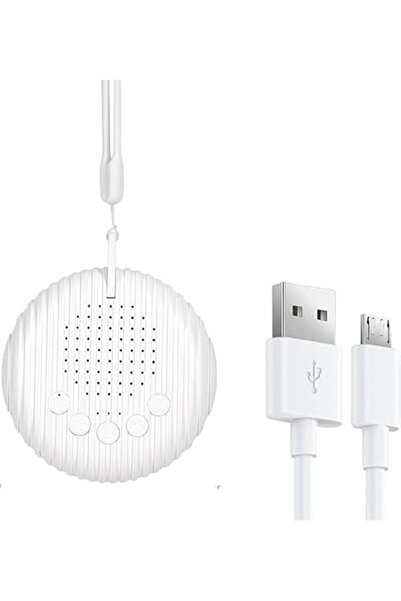 Generic جهاز ضوضاء بيضاء - جهاز صوت محمول قابل لإعادة الشحن عبر USB مع 10 أصو...