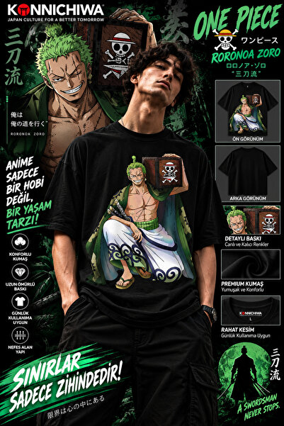 FG KONNİCHİWA One Piece Gear5 Luffy Zoro Shanks Ace Anime T-Shirt Tee Tshirt ...