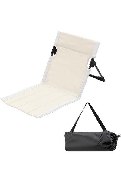Lawazim Floor Picnic Chair -39.5x38x39cm- Lightweight Folding Ground Chair Be...
