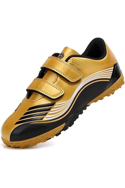 SKYBIRD Soccer Shoes For Kids,Hook & Loop Football Cleats For Boy And Girl,Lo...