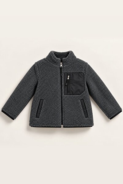 HAUSEkids 4-12 Yaş Winter Mode Erkek Çocuk Mont-Antrasit
