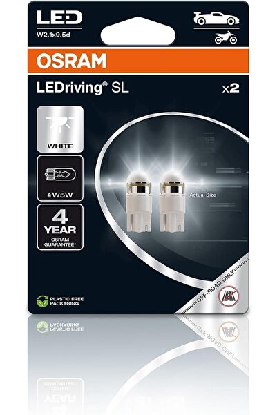 OSRAM LED VALUE OSRAM LEDriving SL, ≜ W5W, White 6000K, Double Blister (2 lam...