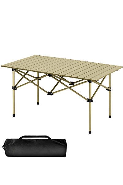 Cady One Portable Tour Table Aluminum Alloy Surface 120*55*50cm Camping Foldi...