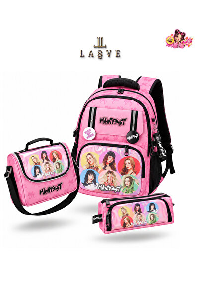MANİFEST Lisanslı Collection 3’lü Okul Seti Okul Çantası, Beslenme Çantası ve...