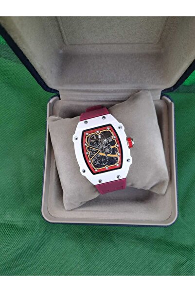 DARK BLANC F Müller Model Skeleton Dial Boxed Men's Wristwatch