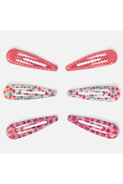 OEM Clame de Par Fructe Colorate pentru Copii 5cm - 6buc