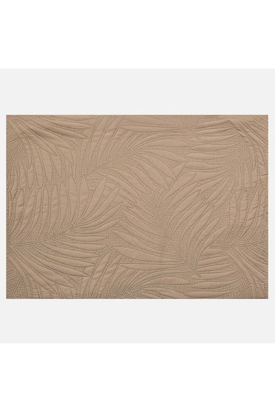 OEM Fata de Perna Bej cu Model Frunze 70x50cm
