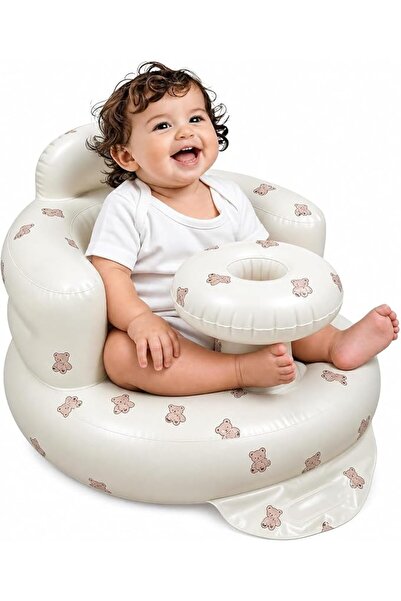 XICEN Inflatable Baby Seat for Babies 3-36 Months, Baby Chair with Fence & Bu...