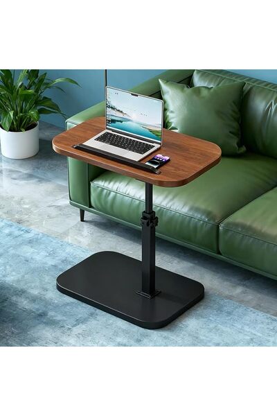 GENERAL طاولة جانبية，mczon Adjustable Small Coffee Table Small Spaces，Sofa Si...