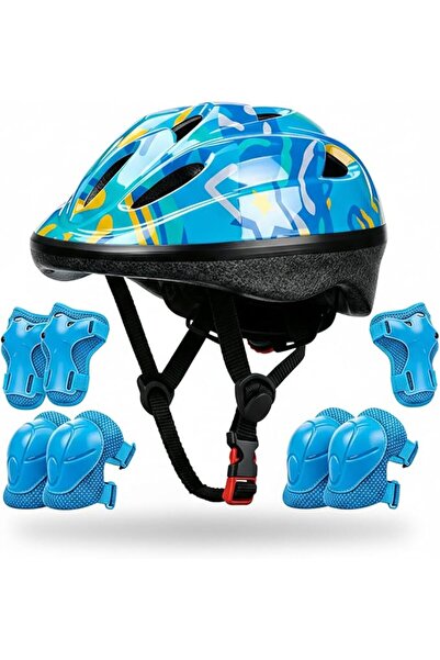 LinJie Kids Bike Helmet, Adjustable Kids Bike Helmet Set For Ages 3-14 Year B...