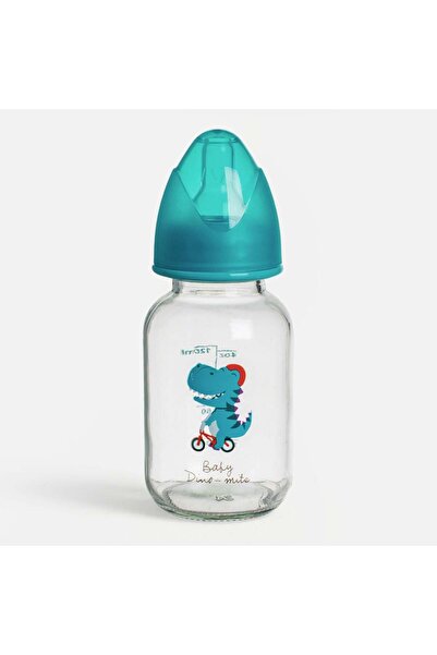 OEM Biberon din Sticla cu Tetina din Silicon Dinozaur Honey Baby 120ml