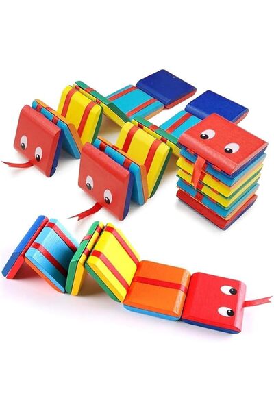 TERRIFI Ladder Fidget Toys, 2 Pack Wooden, Classic Hand Flip Stress Relief Pl...