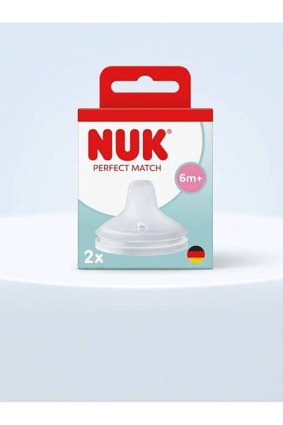 Nuk Perfect Match Anti-Colic Bottle Head, 2 Pieces, 6 Months and Above