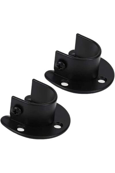 bolivia's Closet Rod End Support, 2 Pcs Adjustable Closet Rail Bracket, Sturd...