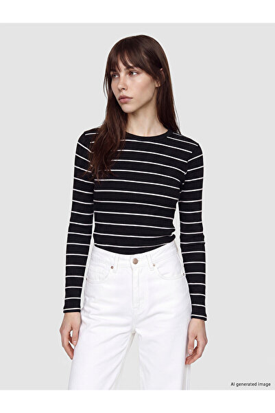 LC Waikiki Two Mt Shop Quality Lcw Everyday Black Camisole Striped Super Skin...
