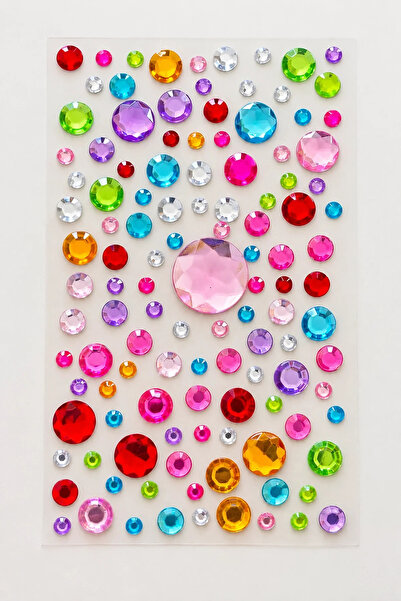 GECEDENİZ Rhinestone Bedazzling Hobi Parlak Taşlı Kendinden Yapışkanlı Saç,Tı...