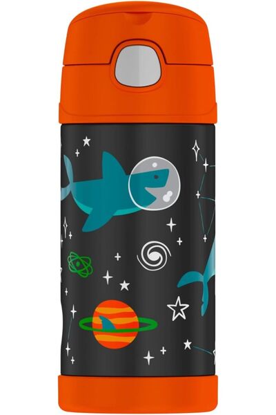 THERMOSİDİNG THERMOS FUNTAINER STAINLESS STEEL KIDS SPACE PARTY BOTTLE 355ML,...