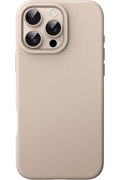 JETech Silicone Case for iPhone 16 Pro, Desert Titanium