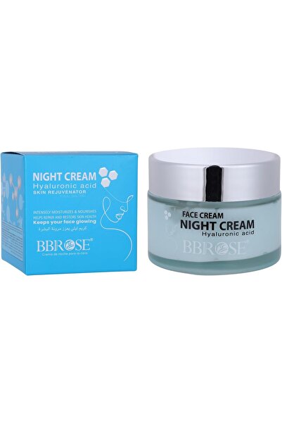 BBROSE Hyaluronic Acid Night Cream 50ml – Deep Hydrating & Moisturizing Overn...
