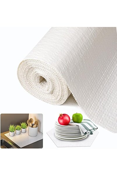 Tazweeq Shelf and Drawer Liner for Cabinet, Non-Stick Non-Slip Shelf Paper Wa...