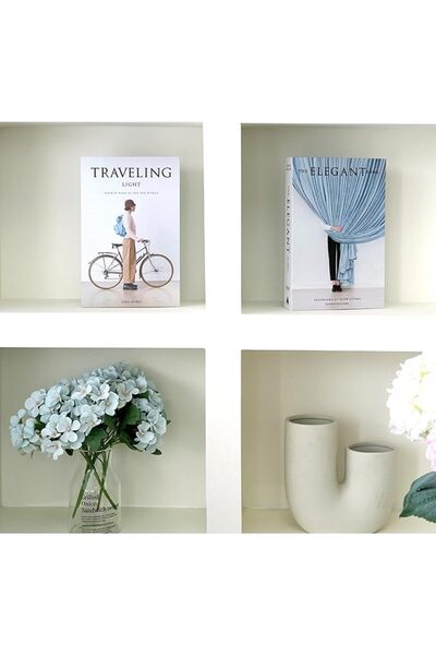 jaffiust 3PCS Decorative Books for Home Decor Realistic Fake Books for Bookshelf Home Office Decor,M
