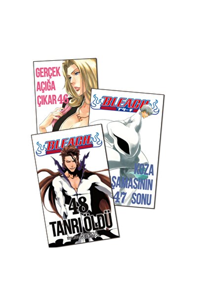 Gerekli Şeyler Yayıncılık Bleach 46-47-48. Ciltler Şömizli Türkçe Manga Seti