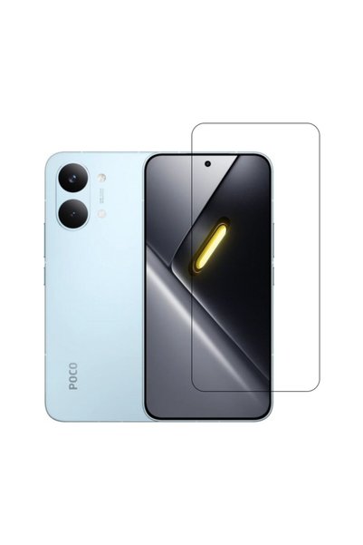 TechnoZone POCO X8 PRO MAX Uyumlu Kırılmaz Ekran Koruyucu Temperli Cam