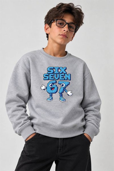 genosha Children's 3 Thread Crew Neck Sweatshirt