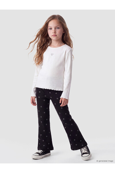 LC Waikiki Two Mt Shop Quality Lcw Kids Black Patterned Super Skinny & Extra ...
