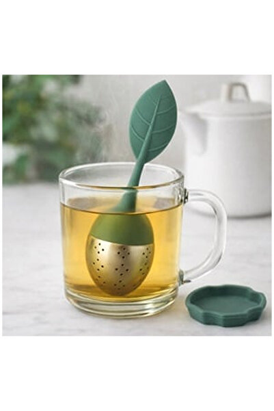 OEM Tea Leaf Infuser with Saucer 5.5x5.5x16cm