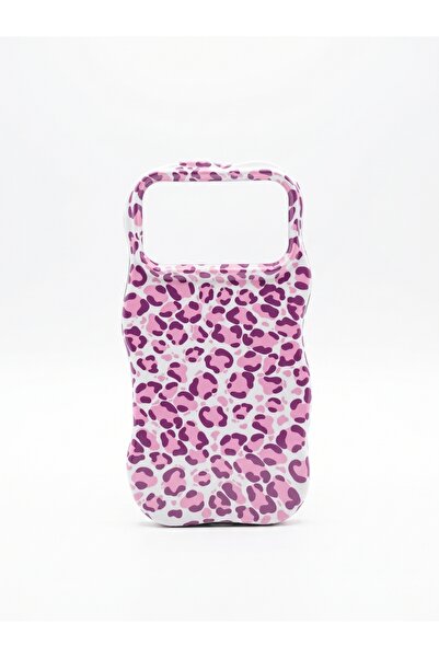 Generic For iPhone 17 Pro Shockproof Phone Case Wave Edge Leopard Print Desig...