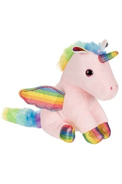OEM Unicorn de Plus Roz cu Coama Colorata & Coada 16cm