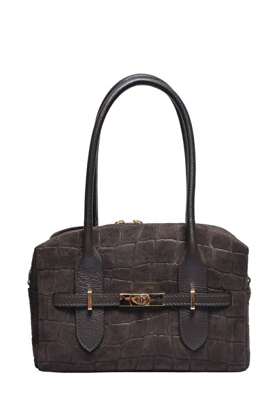 SimpleFind Luisa Vannini Geanta piele -Kalliope-MARO INCHIS ,Geanta de umar p...